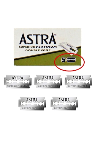 Astra Superior Platinum Yedek Tıraş Bıçağı 6 Adet 5'li Kutu Yaprak Jilet