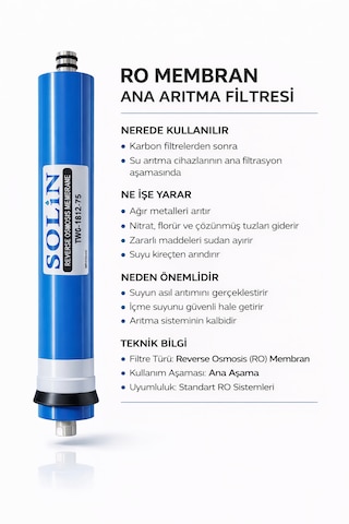 Aqua Mila Kapalı Kasa İnline 5'li Su Arıtma Filtre Seti Iso Standartlarına Uygun Beşli Set