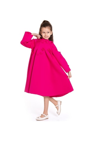 Xo Kids Kız Çocuk Elbise 4-8 Yaş 9192 Pembe