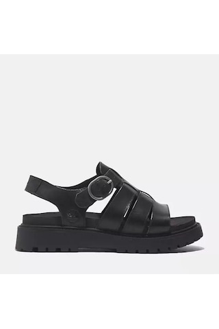 Timberland Kadın Claremont Way Fisherman Siyah Sandalet-4047 Siyah