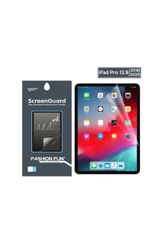 Gor Apple Apple iPad Uyumlu Pro 12.9 2021 - 2020 - 2018 Darbe Emici Ekran Koruyucu- 5775