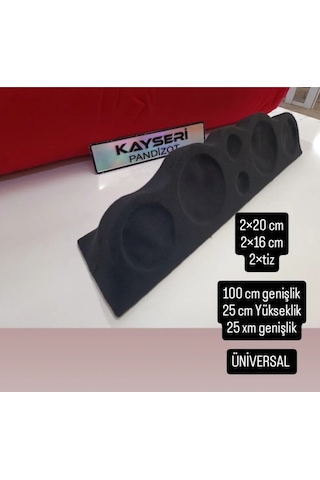 Kayseri Pandizot Üniversal Dik Cadde 2 20 Cm, 2 16 Cm, 2 Tiz Pandizot Polyesterli Fiber Full 10 Mm Mdf