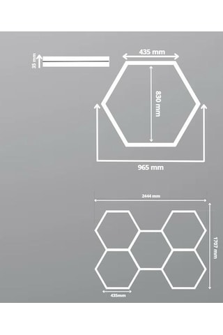 Ledx 240w Altıgen Linner Armatür 6500 K Beyaz Işık Beyaz
