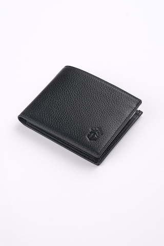 Ancora Leather Hakiki Deri Erkek Cüzdan-26500 Siyah