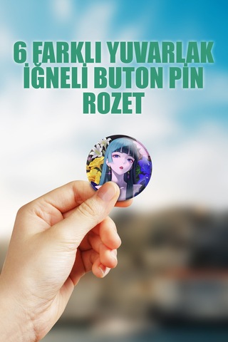 Kusuriya No Hitorigoto The Apothecary Diaries Çanta Süsü Rozet İğneli Buton Rozet Seti 6 Adet Çok Renkli