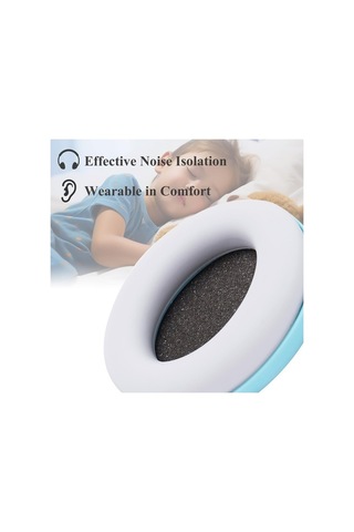 Didadodo Güneş Gülümseme Bebek Kulaklığı, Gürültü Koruması, 0-2 Yaş, Güvenli