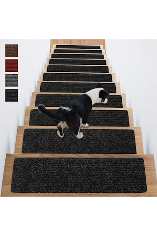 Stepmat Kaymaz Tabanlı Ve Yıkanabilir Merdiven Basamak Halısı (524843292)