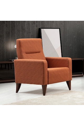 Minarmobilya Polya Sandıklı Bazalı L Köşe Koltuk Ve Berjer - Kiremit