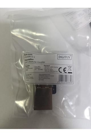 Digitus Cat6 Modüler Adaptör - Dişi-dişi Rj45 Konnektör 10' Lu Paket