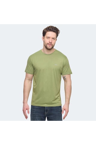 Slazenger KRATER 3 lü Set Erkek  Koyu Gri - Açık Yeşil - Indigo Tişört