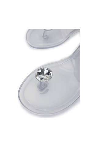 Menghi Kadın Pvc Şeffaf Parmak Arası Sandalet 774 828e Bn Sndlt Y25 Glass Şeffaf