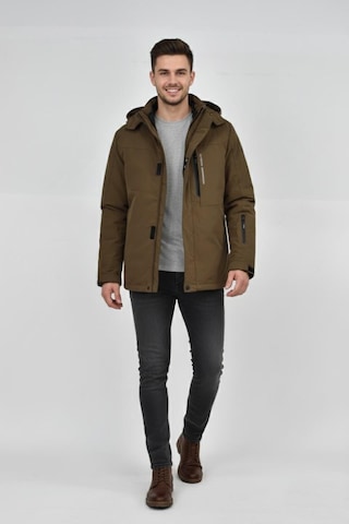 Dynamo Erkek Kapüşonlu Spor Mont 2 Parça Regular Fit 3361 Bgl-st04901 Açık Kahverengi