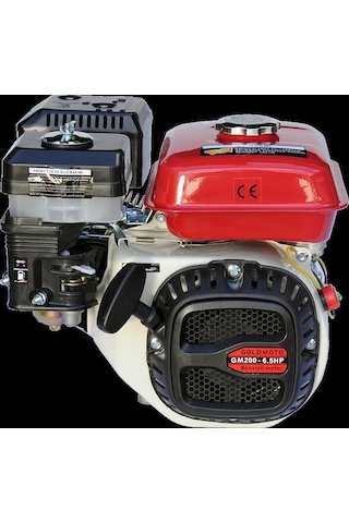 Goldmoto Gm200 Benzinli Motor 6.5 Hp İpli Krank Mili Kamalı