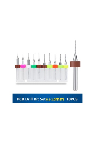 Xcan 0,1 - 1,0 Mm Pcb Mikro Matkap Ucu Seti, 10 Adet 307756636