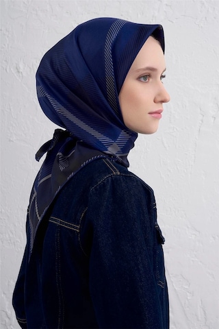 Armine Sura İpek Eşarp -2025/2026 -9418 Lacivert