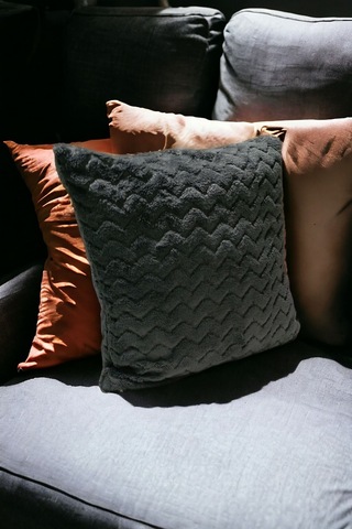 Bohem 4'lü Dekoratif Yastık Kılıfı Kırlent Kılıfı 43x43 Cm Antrasit Antrasit