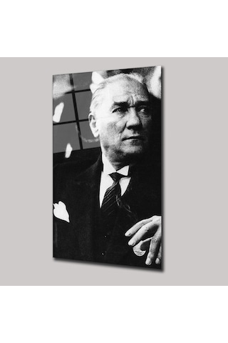 M. Kemal Atatürk - Cam Tablo - Deg0290
