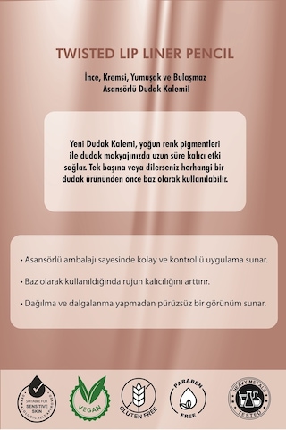 Farmasi Dudak Kalemi 06 Peach Pink