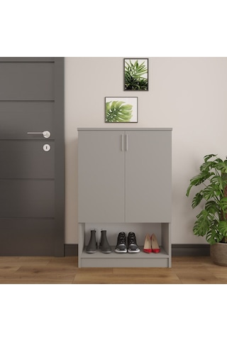 Asra Trend %100 Mdflam Kül Gri Ayakkabılık A-03 Çok Renkli