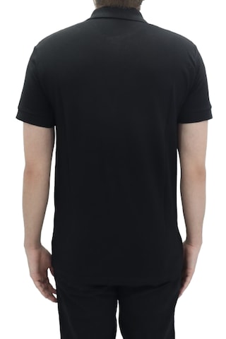 Santa Dmctekstil Erkek Dior Düz Spor Kesim Dar Kalıp Cepsiz Polo Yaka T-shirt Siyah