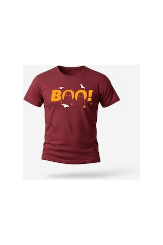 Urbantrendstore Unisex Oversize Fit Rahat Geniş Salaş T-shirt Günlük Tişört Bordo