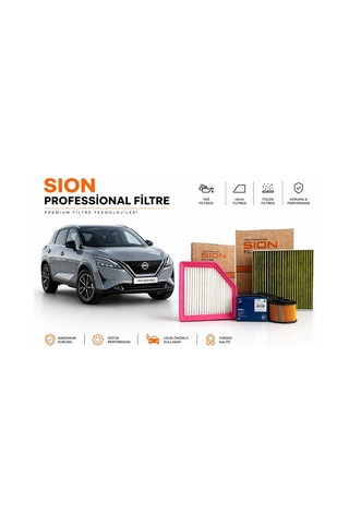 Nissan Qashqai J12 1.3 Tce E-power 2023 Sonrası Filtre Yağ Bakım Seti Siyah