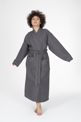Varol Kaos Serisi Kimono Yaka Pike Bornoz Sabahlık Antrasit-l/xl Antrasit