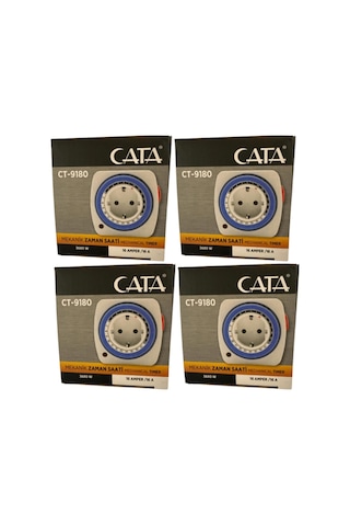 Ct-9180 3680w 16 Amper Mekanik Zaman Saati 4 Adet , Cataavarson10484