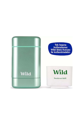 Wild Refill Yedek Stick Deodorant İçi %98 Doğal Formül - Fresh Cotton & Sea Salt 40 Gr