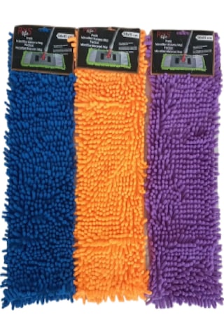 Rys Life 2 Adet Nemli Ve Kuru Makarna Mop Ucu Mikrofiber Paspas Yedeği 50 Cm