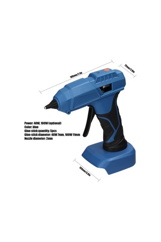 Dancemonkey Profesyonel Kablosuz Sıcak Tutkal Makinesi - Ev Kullanımı Silikon Tabancası