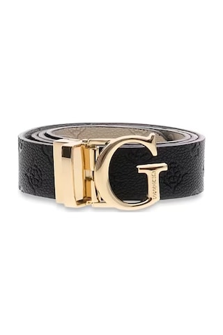 Guess Ella Logo Çift Taraflı Kadın Kemer Bw7861p3430 Siyah