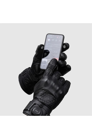 Knox Coniston Wp Korumalı Motosiklet Eldiveni Siyah