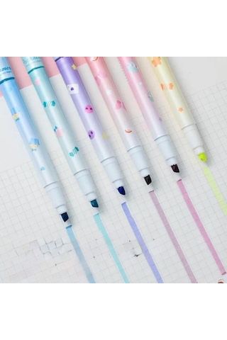 Hello Kitty Friends 6lı Fosforlu Kalem 6689 Pastel Ultramarin