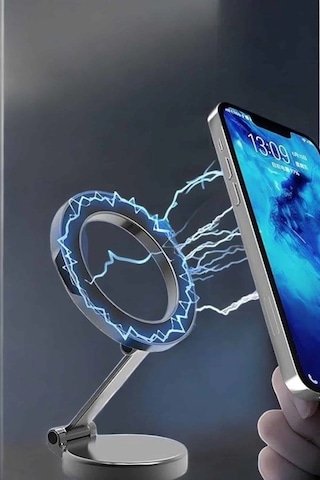 Bfs Telefon Tutucu Tüm Arabalara Uyumlu Araç İçi Katlanabilir Manyetik Tasarım