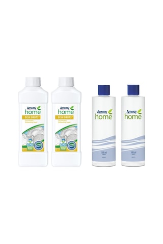 Amway Home Dish Drops Konsantre Sıvı Bulaşık Deterjanı 2 x 1 L + Ölçek Şişesi 2 x 500 ML