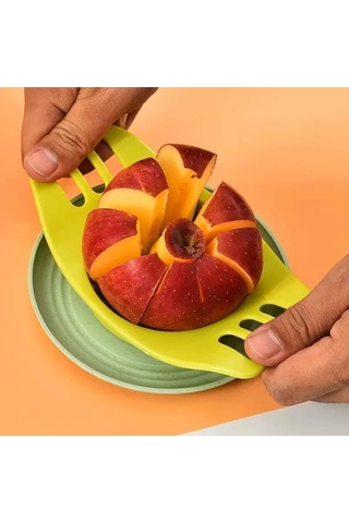 Yaratıcı Elma Dilimleyici Bölücü, Yeniden Kullanılabilir Elma Çekirdeği Çıkarıcı, Paslanmaz Çelik Meyve Dilimleyici, Mutfak Aletleri, Mutfak Malzemeleri Siyah