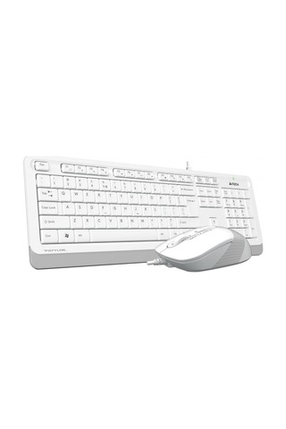 A4 TECH F1010 KABLOLU USB STANDART BEYAZ Q K AVYE+MOUSE
