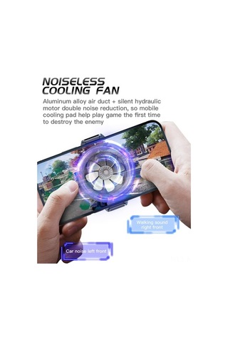 Didadodo Hızlı Soğutma Ve Sessiz Çalışma Güçlü Performans Taşınabilir Telefon Soğutucu Pedi - 67-88mm Uyumlu