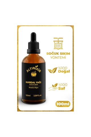 Hardal Yağı Soğuk Sıkım 100ml 100 ML