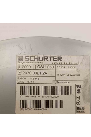 2070.0021.24 3.15a Smd Sigorta 3 Adet
