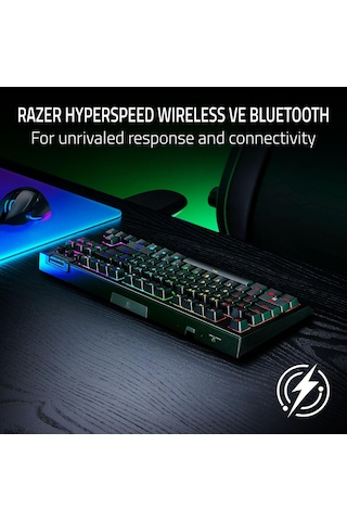 Razer Blackwidow V4 Tenkeyless Hyperspeed Turuncu Dokunsal Anaht