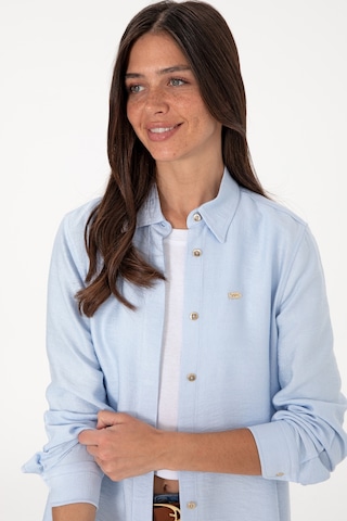 U.s. Polo Assn. Kadın Açık Mavi Gömlek Tunik Dokuma 50306411-vr003 Acık Mavı