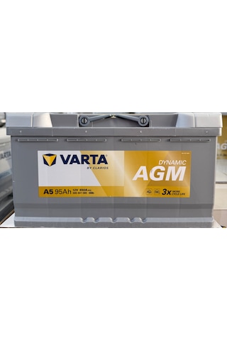Varta / Agm 95 Amper Akü Start-stop Akü 2025 Tarihli