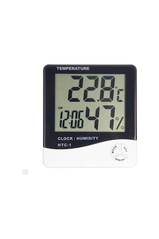 Derece Termometre Isı Nem Alarm Dijital Termometre Oda Sıcaklığı Iç Mekan