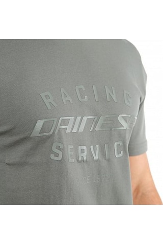 Dainese Racing Service Kısa Kol Tshirt Gri