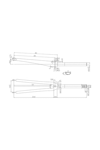 Vona X9 Yol Sabit Maşa 9mm Qr Siyah
