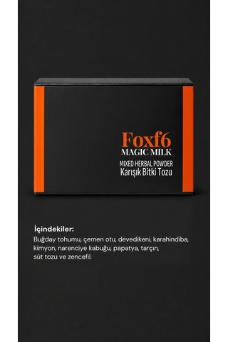 Foxf6 R.fitdetox Bitkisel Karışık Toz 30 Günlük Kullanım Çözünebilir