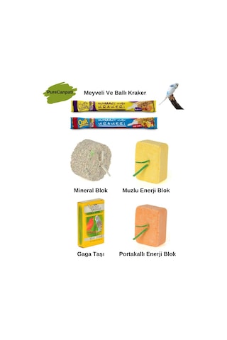 Purecanpati Mineral Blok+meyveli Ve Ballı Kraker+muzlu Ve Portaka