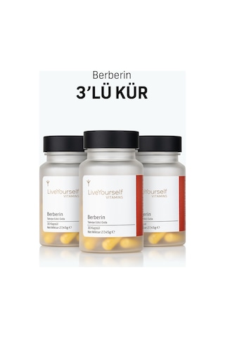 Berberin 500 Mg 3 Lü Kür 3 X 30 Kapsül Berberin 500 Mg 3 Lü Kür 3 X 30 Kapsül